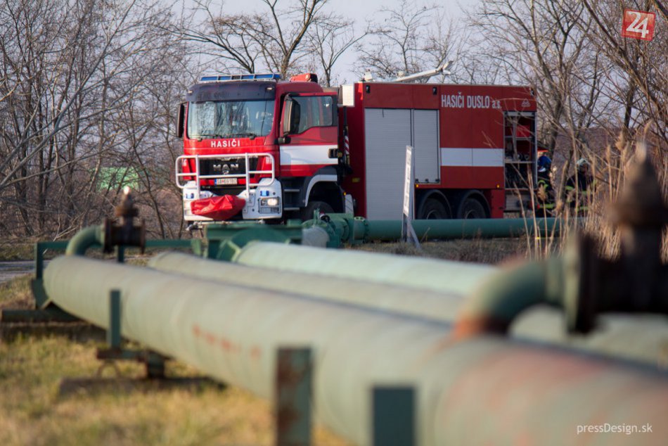 Požiar odkaliska spoločnosti Duslo