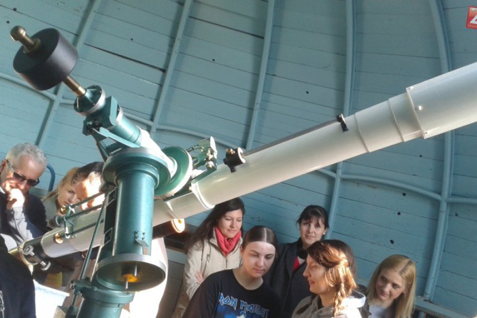 Zatmenie slnka v hvezdárni