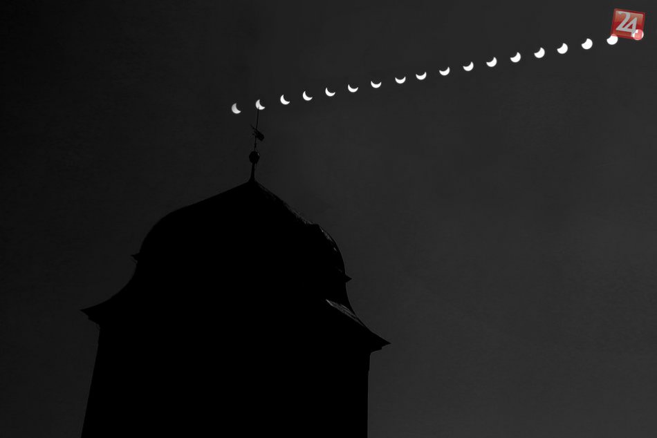 Zatmenie Slnka nad zvonicou!