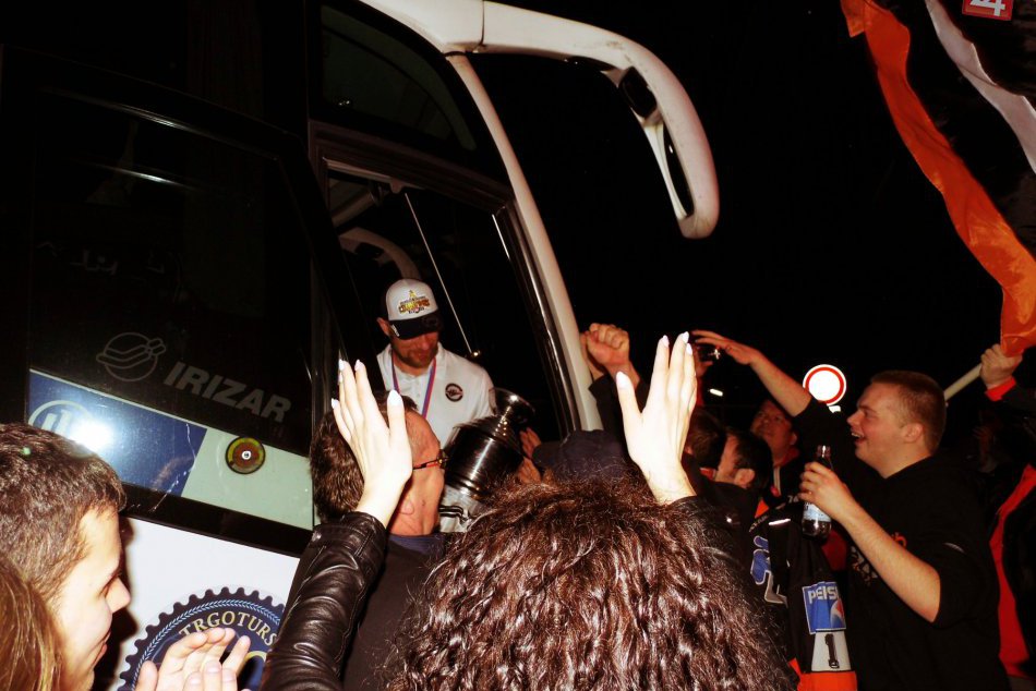 FOTO: Radosť z privítania majstov HC Košice :)