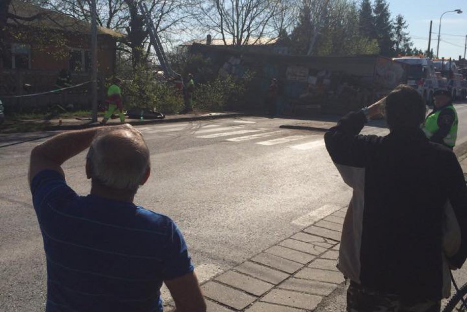 Autentické foto z miesta nehody!