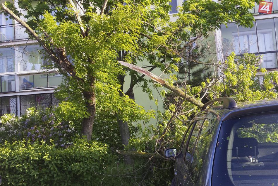 Silný vietor komplikoval situáciu v Bratislave