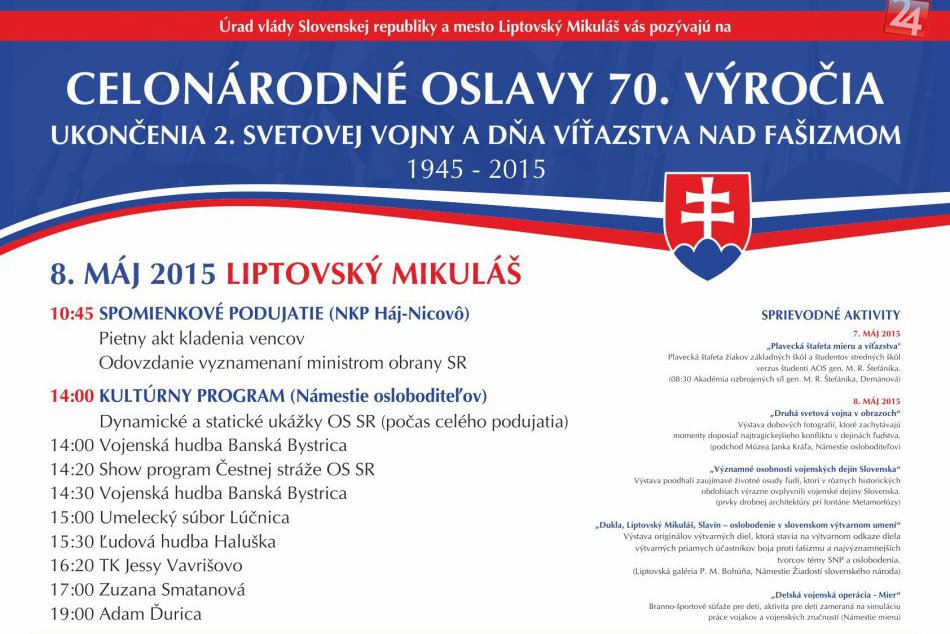 70. výročie dňa výťazstva nad fašizmom