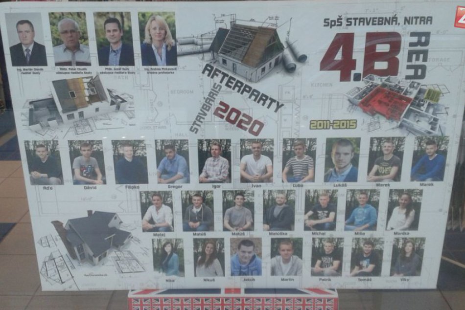 Maturanti v Nitre si pripravili zaujímavé tablá