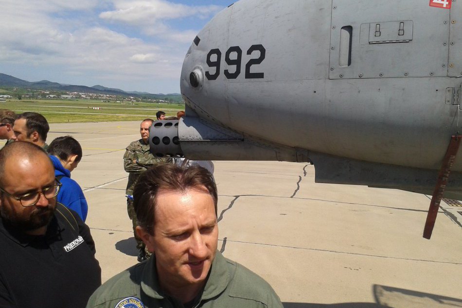 Bojové americké letiadlá na Sliači