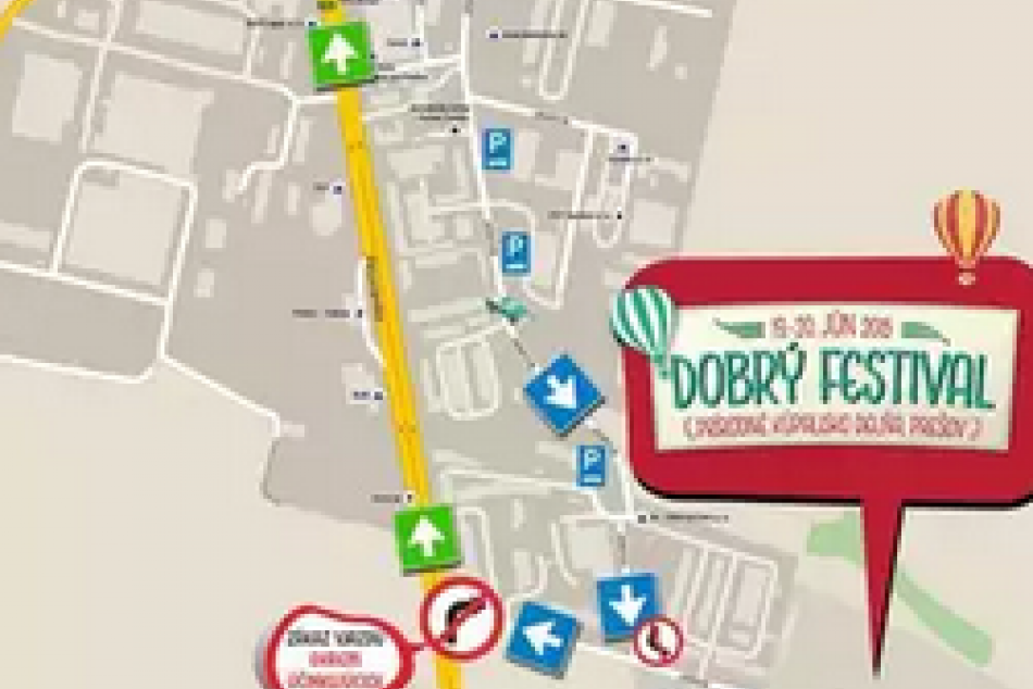 Doprava počas Dobrého festivalu: Vodiči, preštudujte si zmeny!
