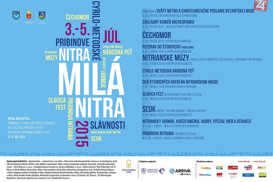 Blížia sa mestské slávnosti: TOTO všetko prinesú do nitrianskych ulíc