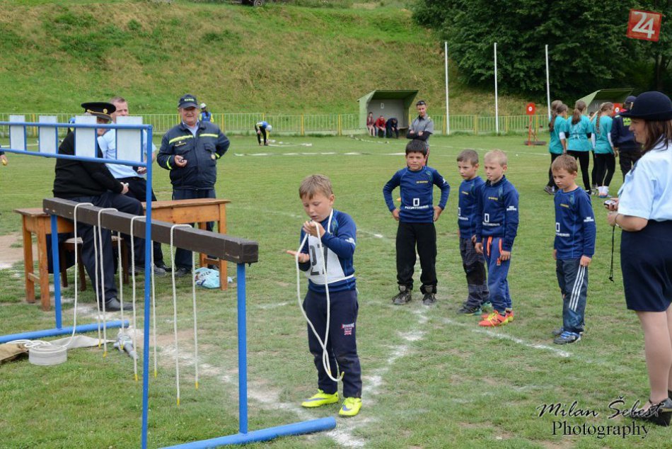 Súťaž mladých hasičov vo Vikartovciach