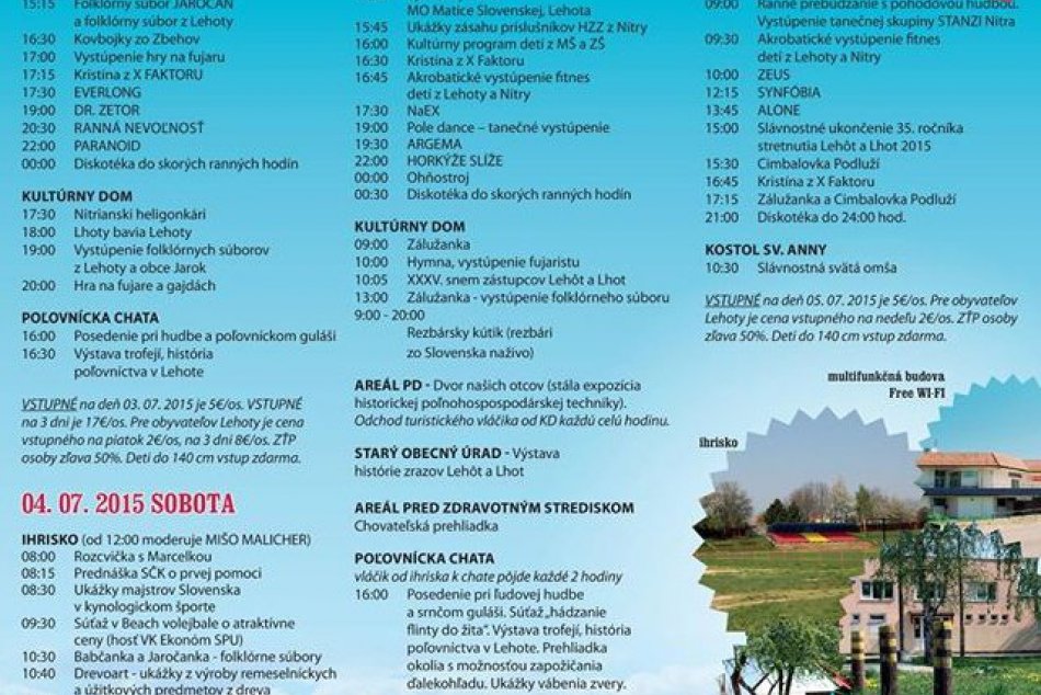 Pri Nitre to bude žiť: Začína medzinárodné stretnutie Lehôt a Lhot