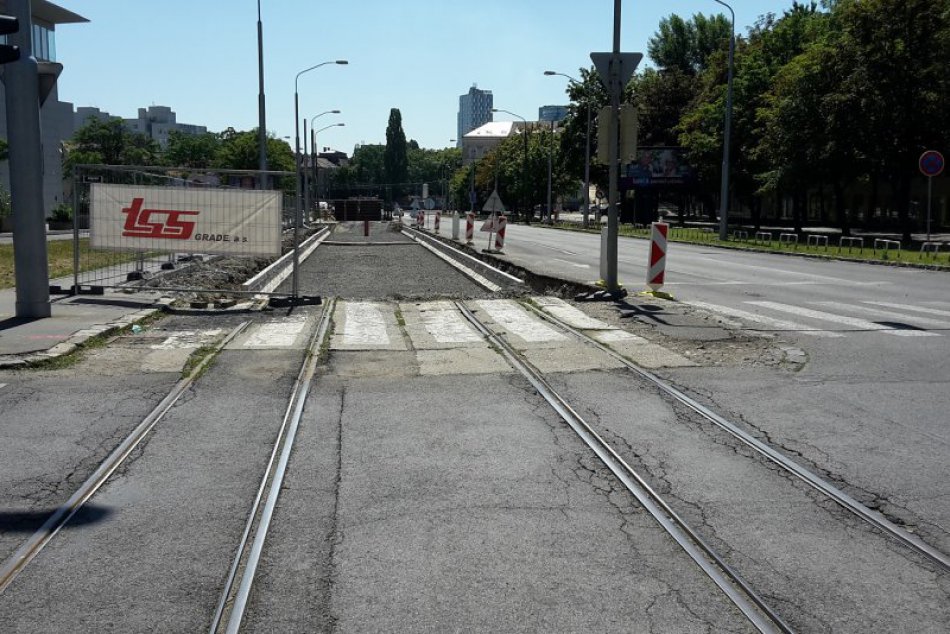 Opravy električkových tratí