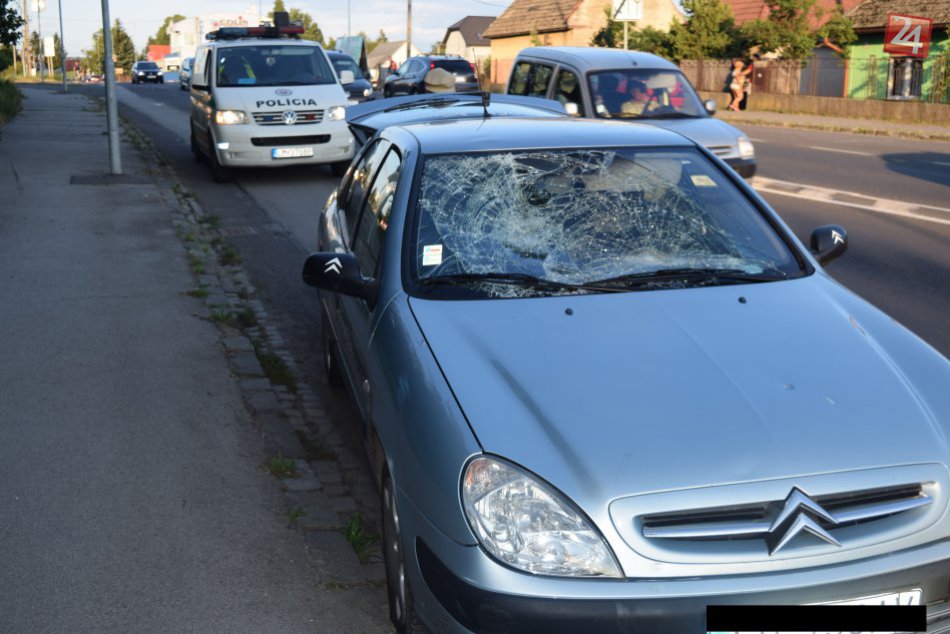 Zábery z dopravnej nehody v Okoličnom
