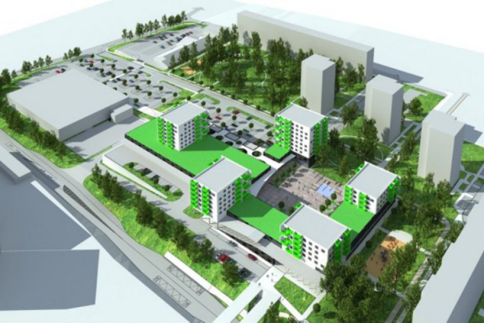 VIZUALIZÁCIA: Na Hlinách VI. vyrastie nové nákupné centrum