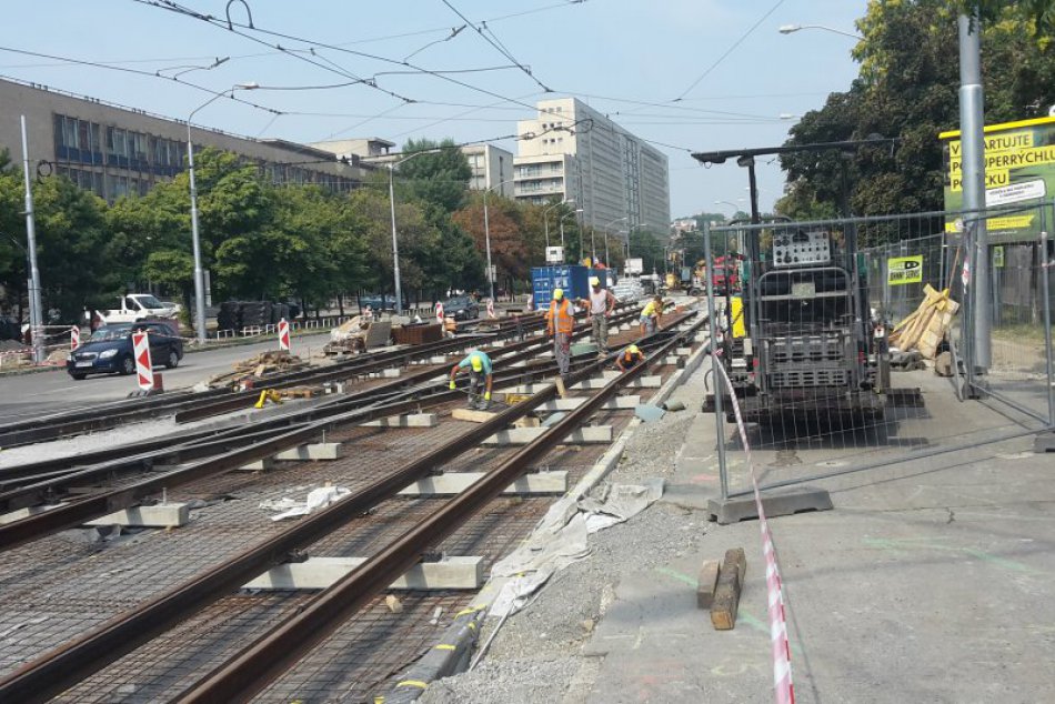 Rekonštrukcia električkových tratí