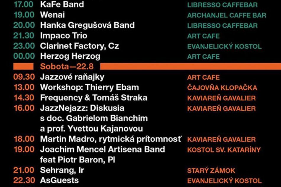 Zvuk for Štiavnica láka programom v troch druhoch priestorov