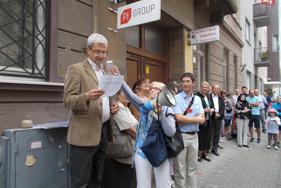 Protest proti obchodovaniu s orgánmi potratených detí