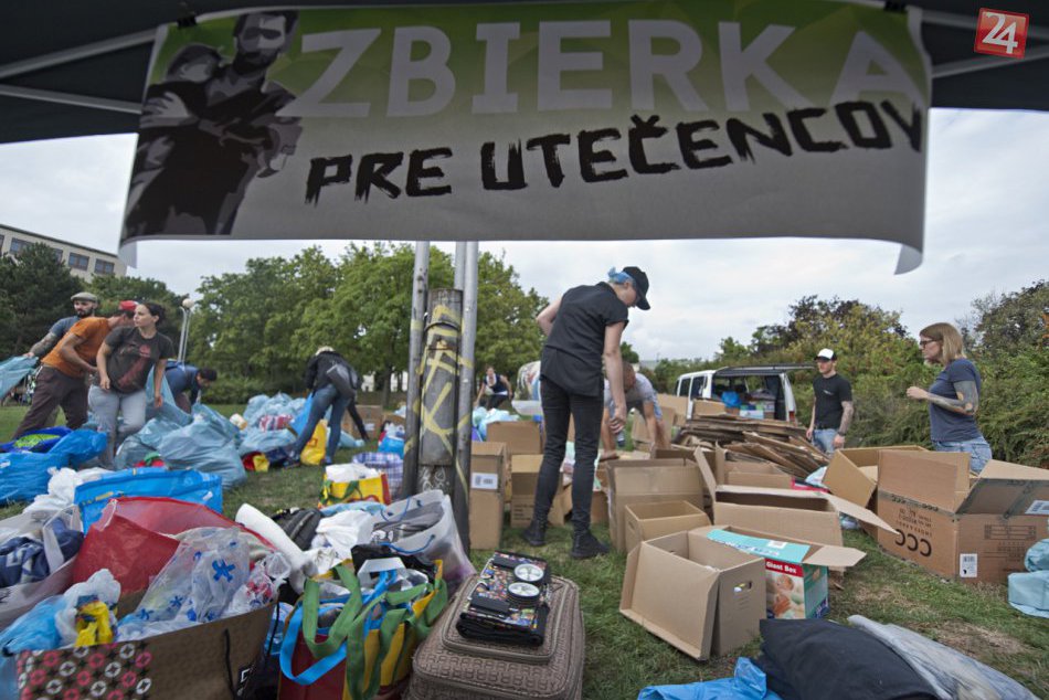 Zbierka pre utečencov