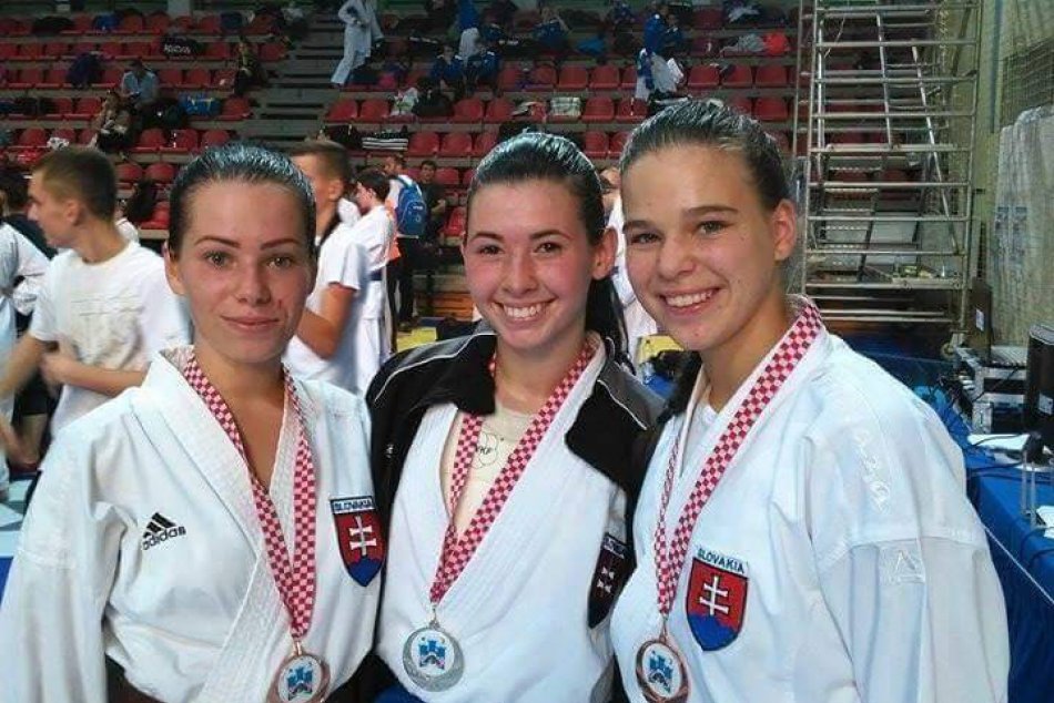 Popradské karatistky reprezentovali Slovensko: Petra Píchová vybojovala v Zahreb