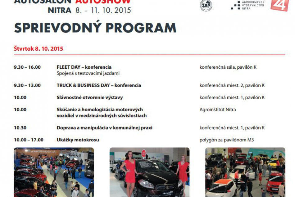 Chystá sa nitriansky Autosalón: TOTO všetko čaká milovníkov motorových tátošov!