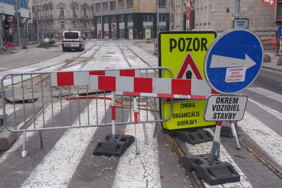 Rekonštrukčné práce v Bratislave