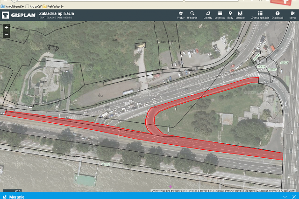 Dopravné obmedzenie na nábreží 14.10-19.10. 2015