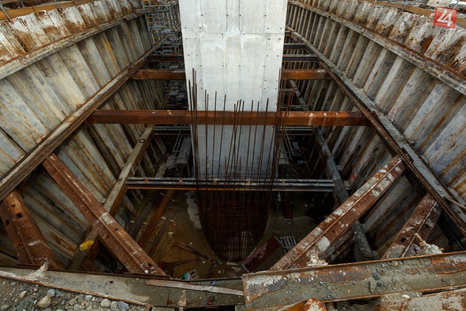 Útroby piliera Starého mosta