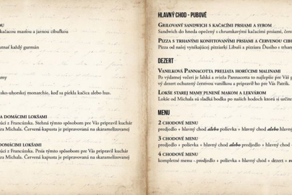 Gurmánske kačacie hody v Irish Pube