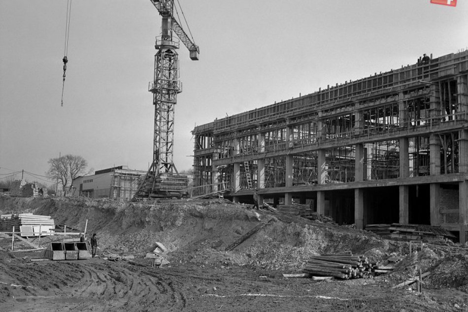 Výstavba budovy RTVS