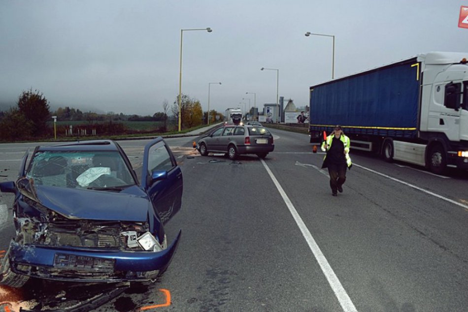 Obrazom: Dopravná nehoda pri Rožňave!