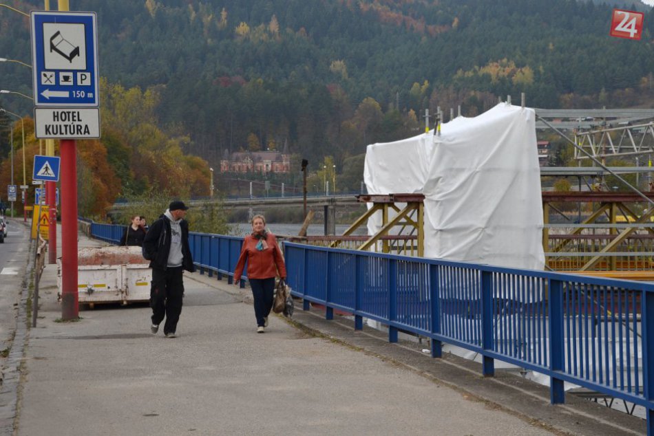 Oprava lavice ponad Váh