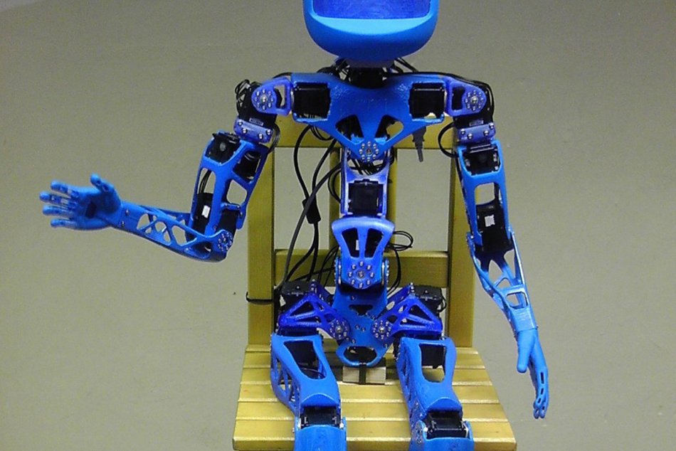 Humanoid na prešovskej priemyslovke: Vie rozprávať, tlačili ho 3 mesiace