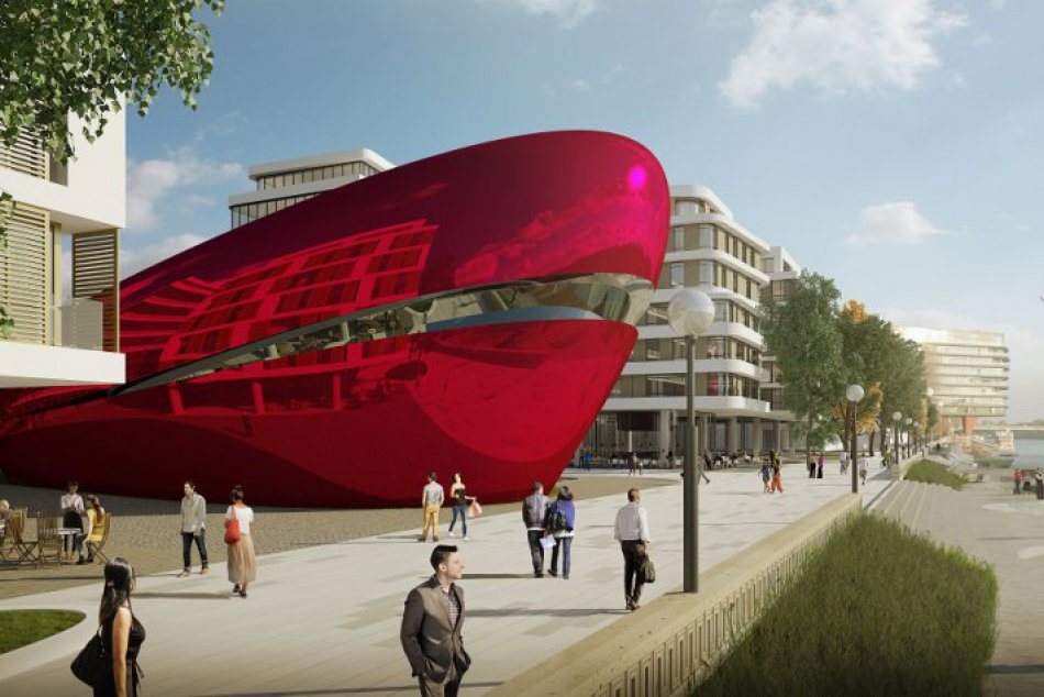 Projekt River Park 2 - planetárium, na mieste PKO