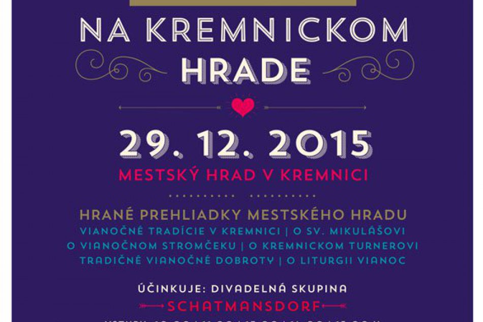 Novinkou na kremnickom hrade budú vianočné prehliadky