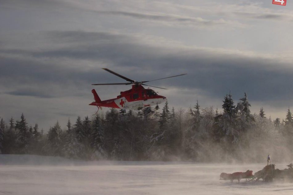 FOTO priamo zo zásahu leteckých záchranárov