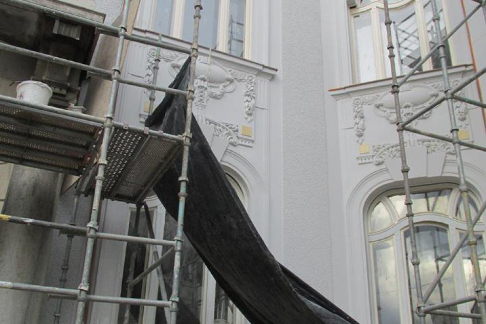 Rosenfeldov palác - aktuálne fotografie z rekonštrukcie