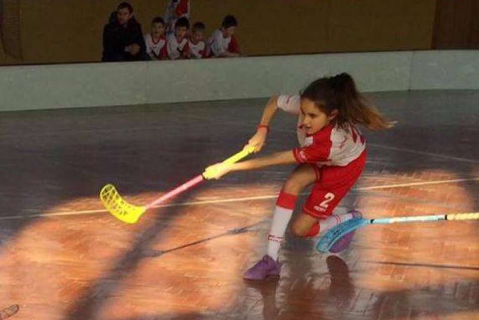 FOTO: Mladá bystrická florbalistka je hotovým talentom