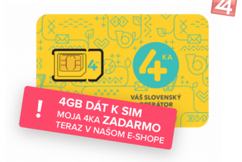 4 GB zadarmo