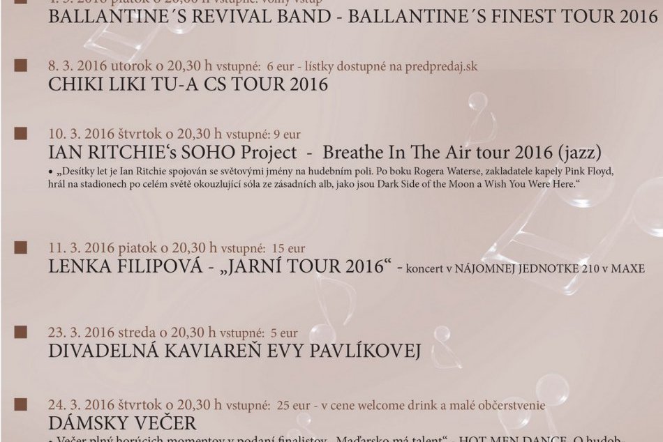 Ian Ritchie´s Soho Project, Lenka Filipová alebo Chiki liki tu-a: Marcová kultúr