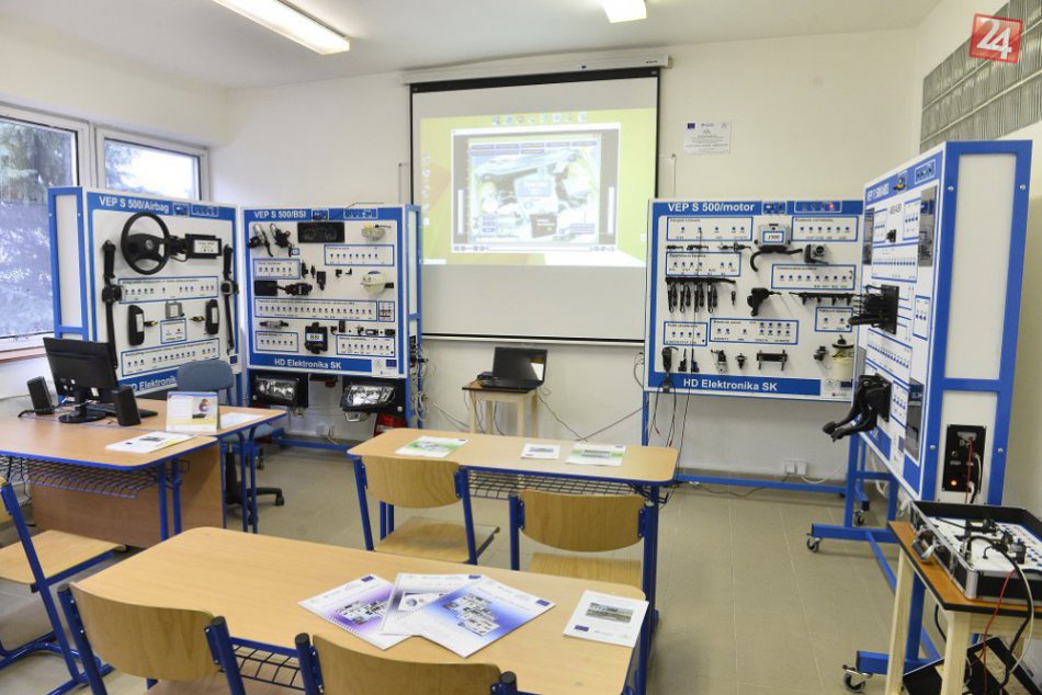 SOŠ Považská Bystrica nová učebňa