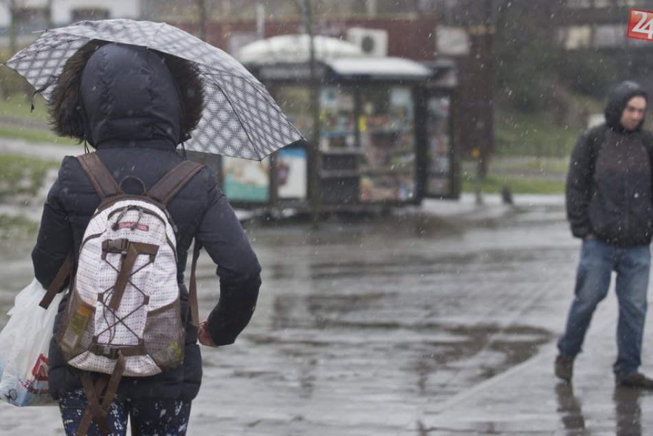Daždivé počasie v Bratislave