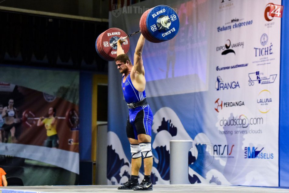 Úspešný slovenský vzpierač v akcii