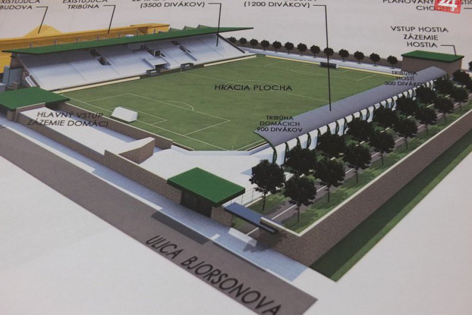 Futbalový štadión Tatrana Prešov? Takto by mal vyzerať