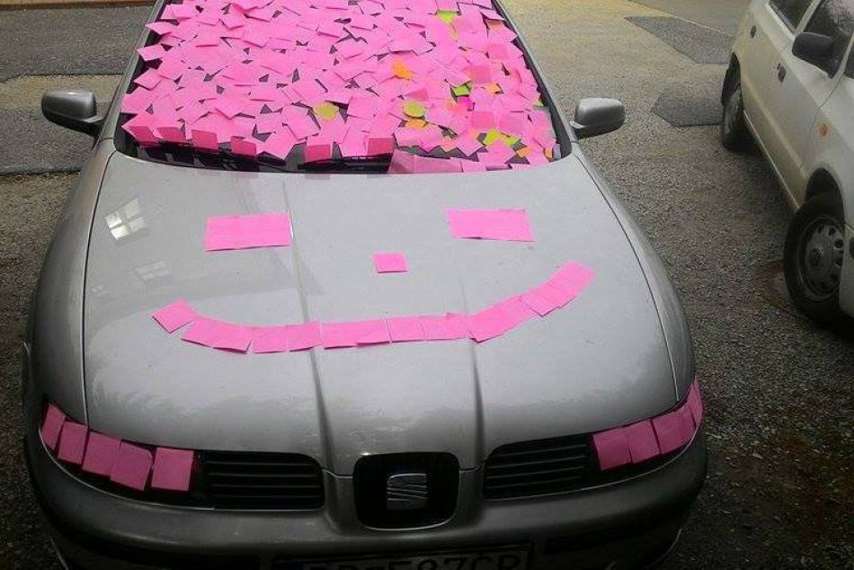 FOTO: Žart bystrických gymnazistov