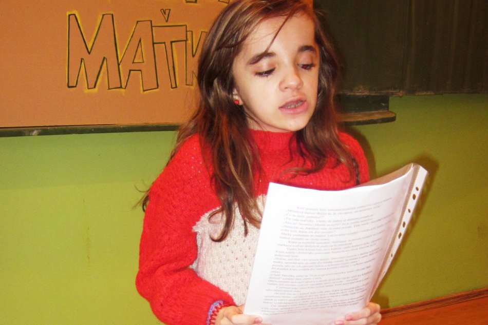 Šikovná žiačka ZŠ v Prešove: Kristínka (14) rozdáva úsmevy a recituje