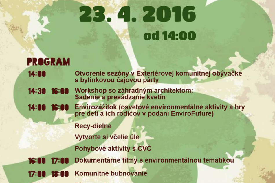 Deň Zeme v Komunitnom centre Fončorda