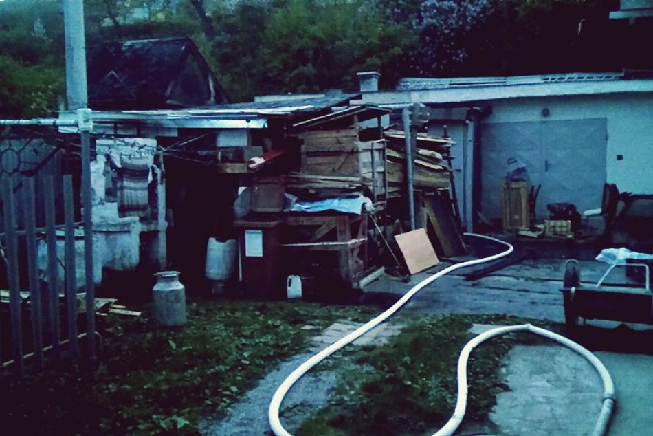 Obrazom: Požiar v lokalite Rožňavská Baňa