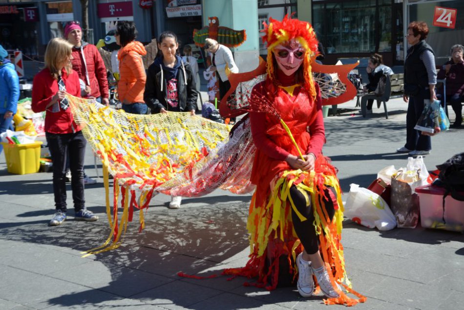 Žiaci oslavovali Deň Zeme v Martine: Súťaž o najkreatvnejšiu masku má víťazov