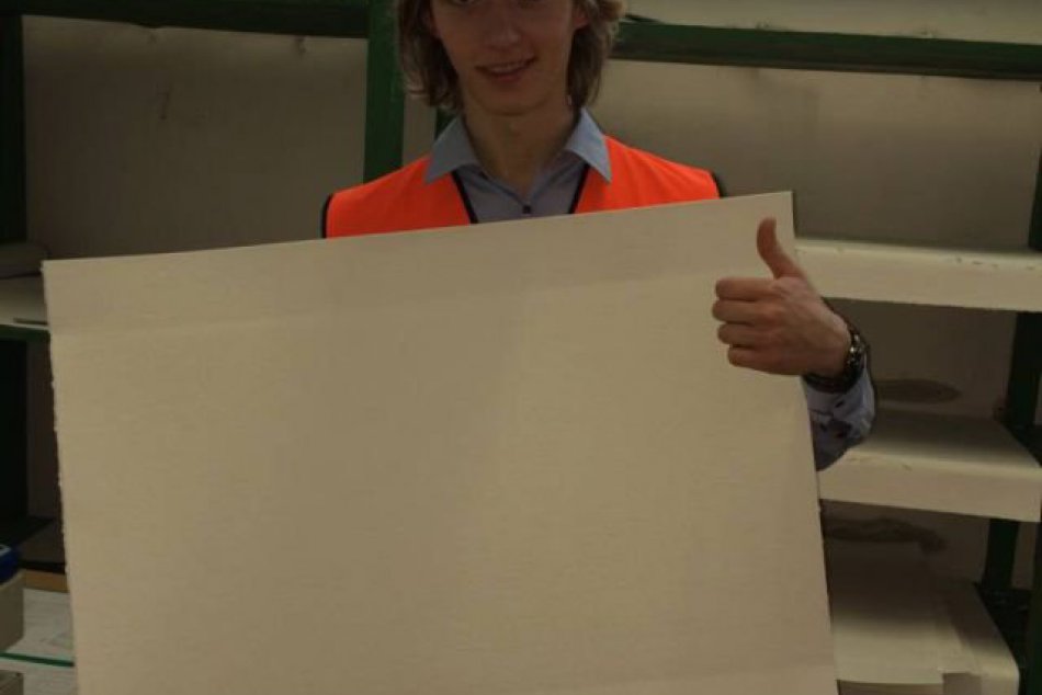 Michalovský žiak Martin Mucha vyrobil najkvalitnejší papier