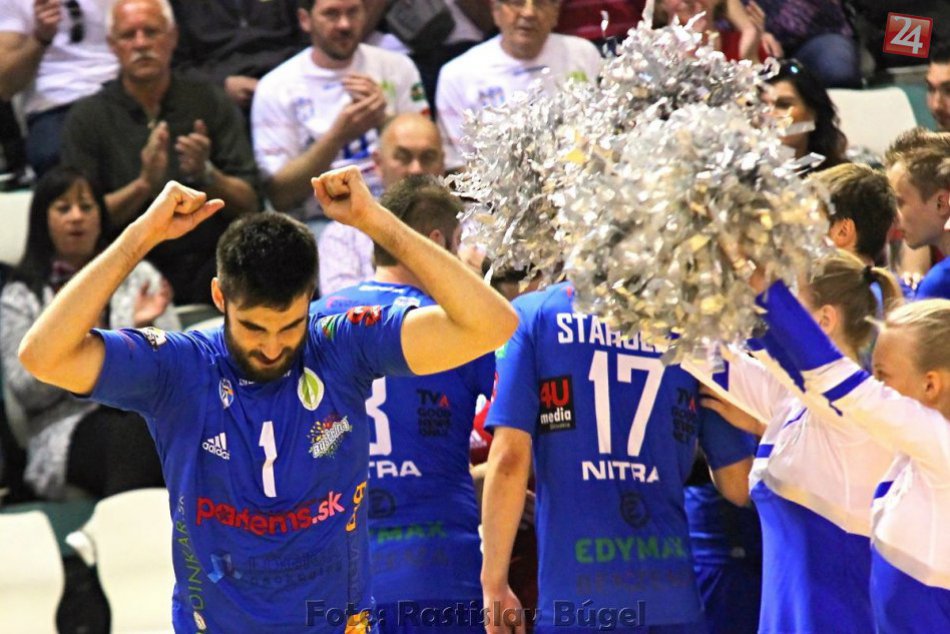 Nitra v domácom prostredí nezaváhala: Volejbalisti vyrovnali finálovú sériu