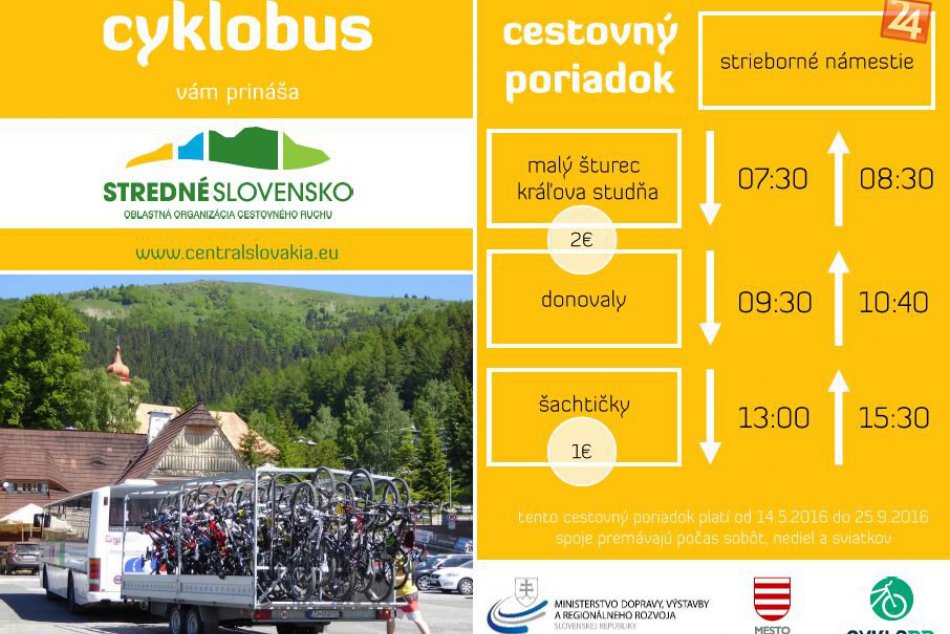 Cestovný poriadok bystrického cyklobusu