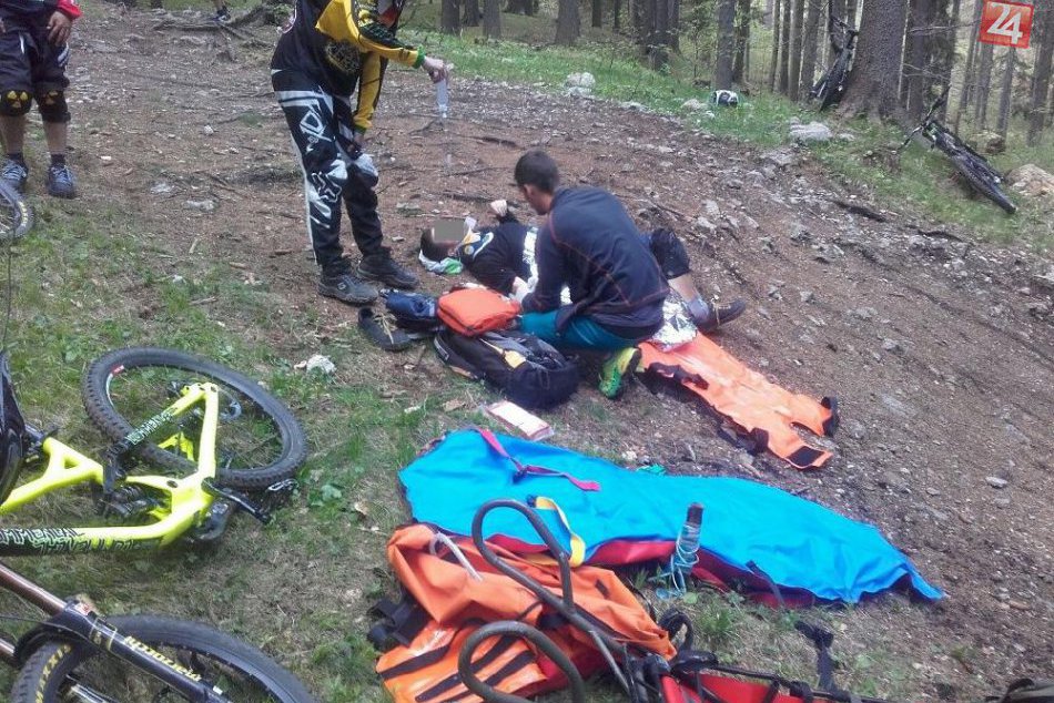 V Bike parku Malinô Brdo sa zranil cyklista, skončil vo vojenskej nemocnici